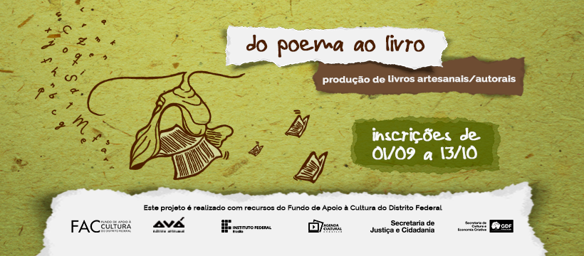 Do Poema do Livro – Produção de livros Artesanais