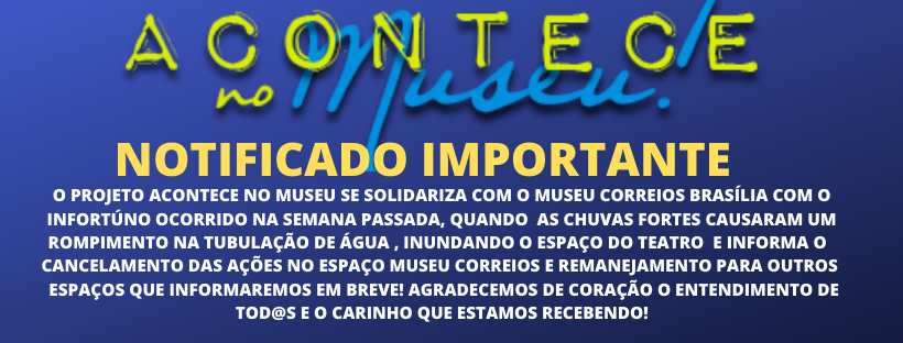 Programação de Novembro do Acontece no Museu