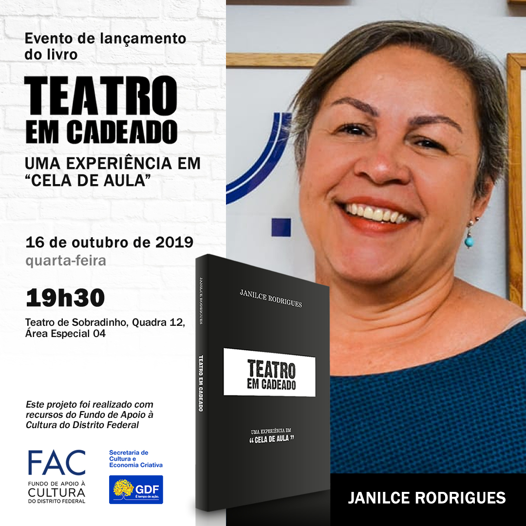 Teatro em cadeado: uma experiência em cela de aula – Lançamento do livro