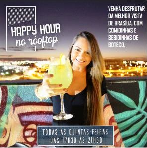 Happy Hour no Rooftop – Cobertura Grand Mercure