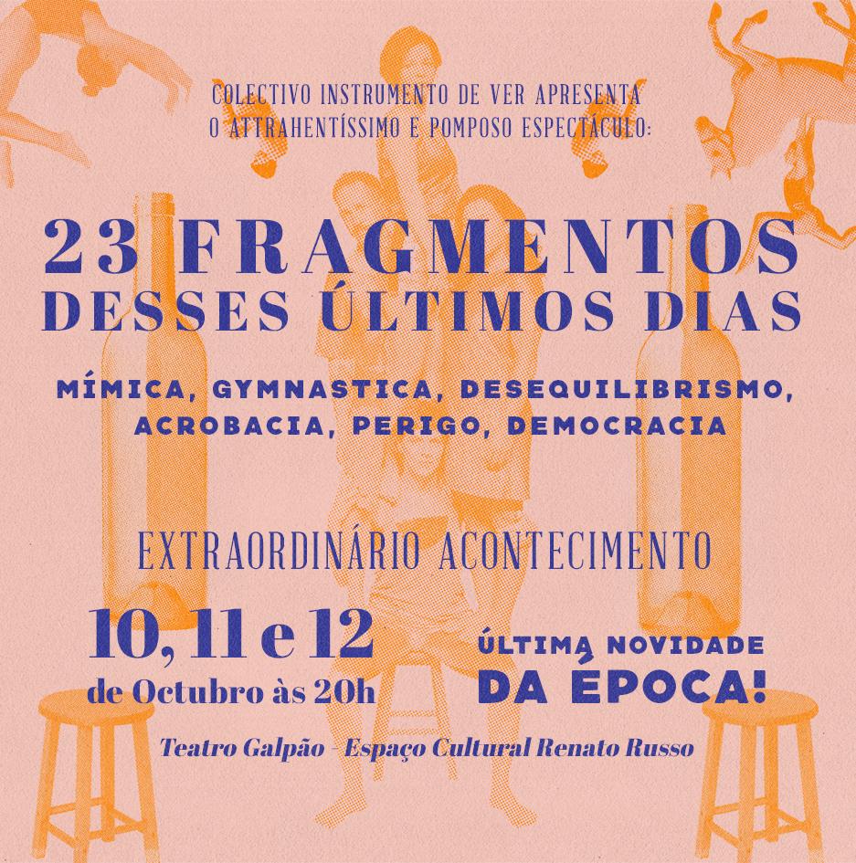 23 fragmentos desses últimos dias