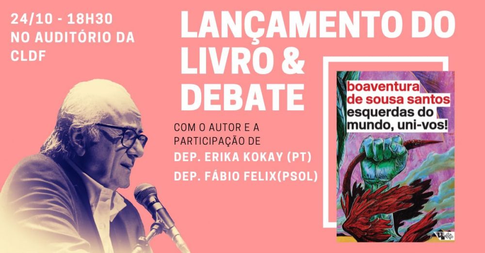 Lançamento de livro do Sociólogo Português Boaventura de Sousa Santos