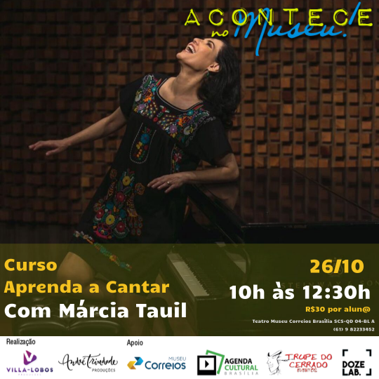 Curso Aprenda a Cantar com Márcia Tauil