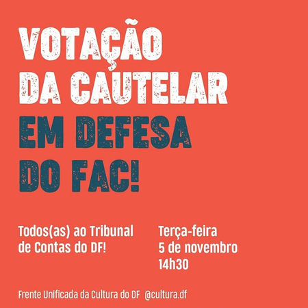 Votação de medida cautelar em defesa do FAC – 05/11/19