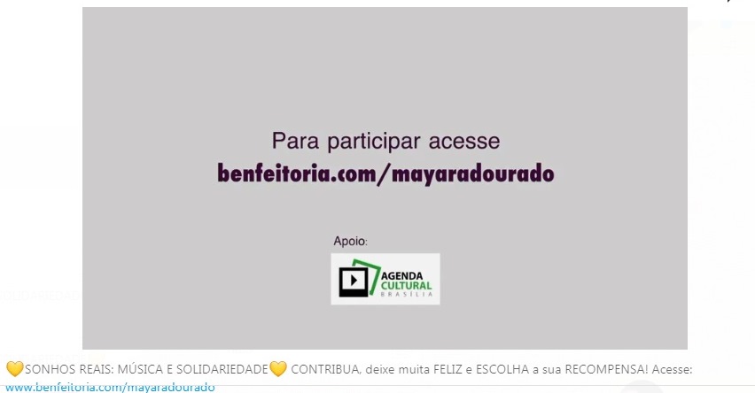 Sonhos reais: música, afeto e solidariedade – Gravação EP – Mayara Dourado
