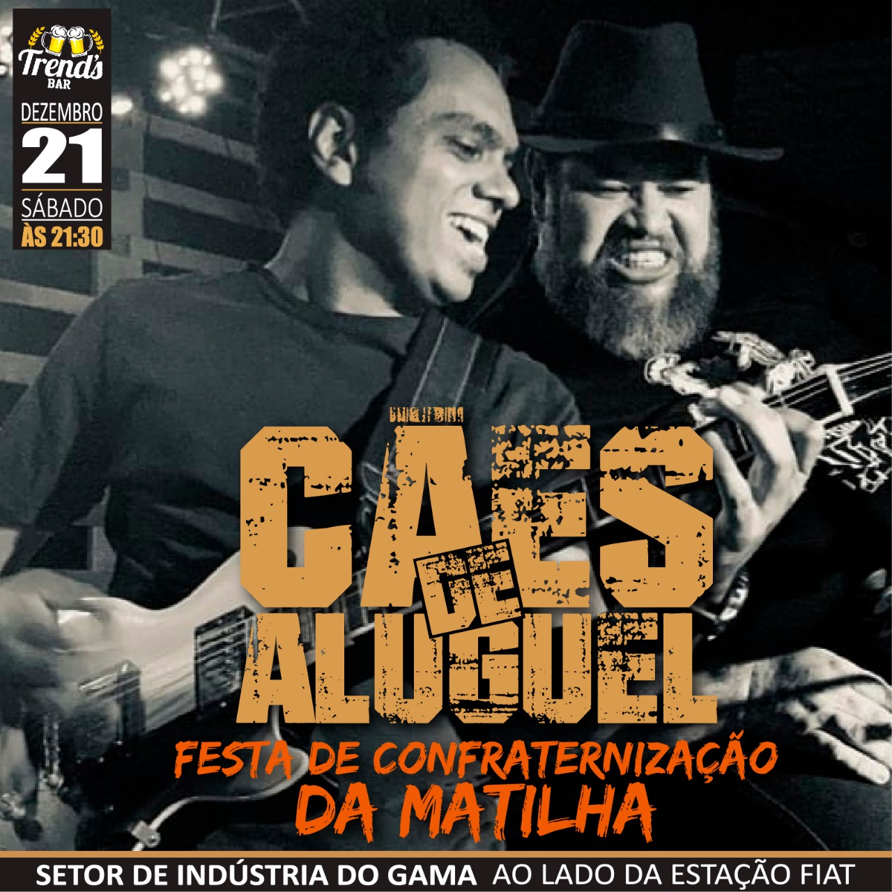 Festa de Confraternização – Cães de Aluguel – 21/12/19