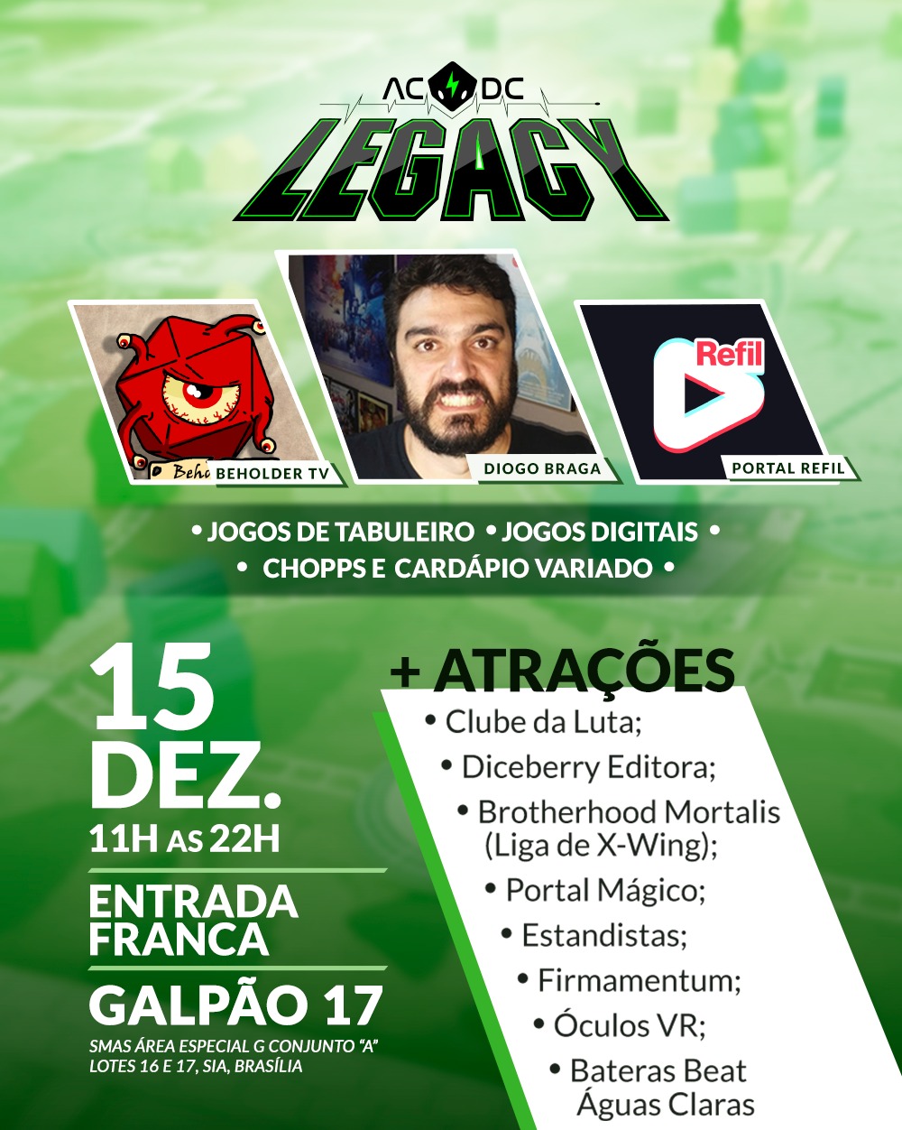 ACDC Legacy – Encontro de jogos de tabuleiros