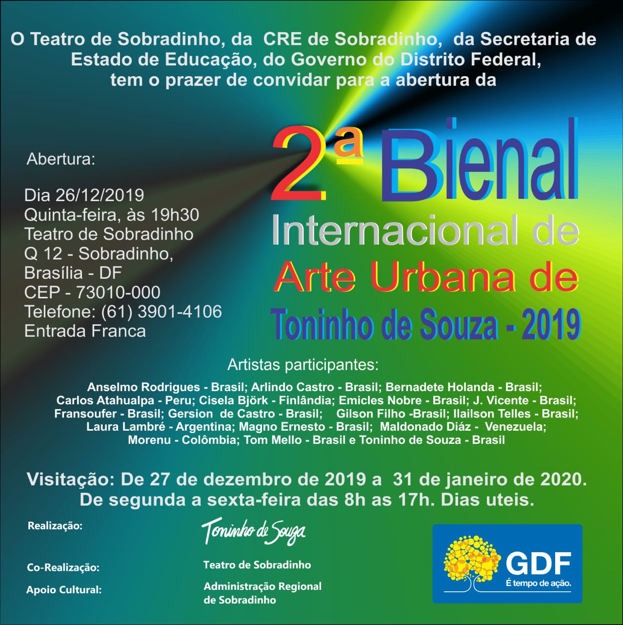 2ª Bienal Internacional de Arte Urbana – até 31/01/2020