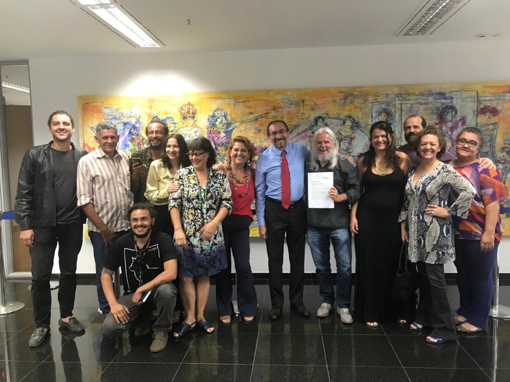 Classe Artística entrega Carta aberta ao novo Secretario de Cultura do DF