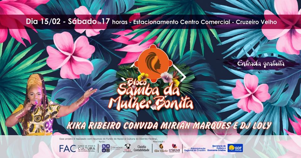 Bloco Samba da Mulher Bonita – 2020 – 15/02/2020