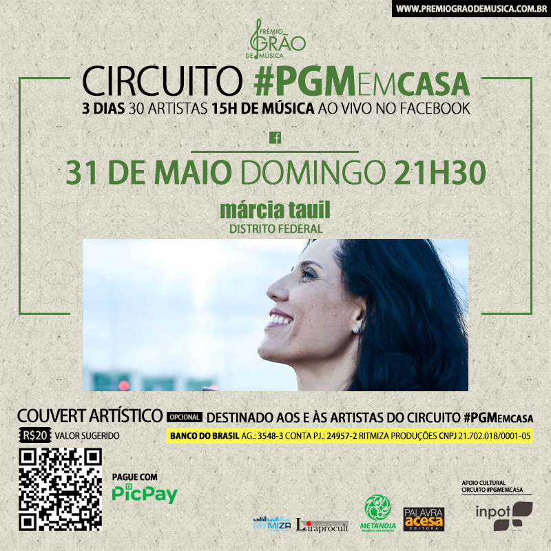 Márcia Tauil – Live Prêmio Grão de Música
