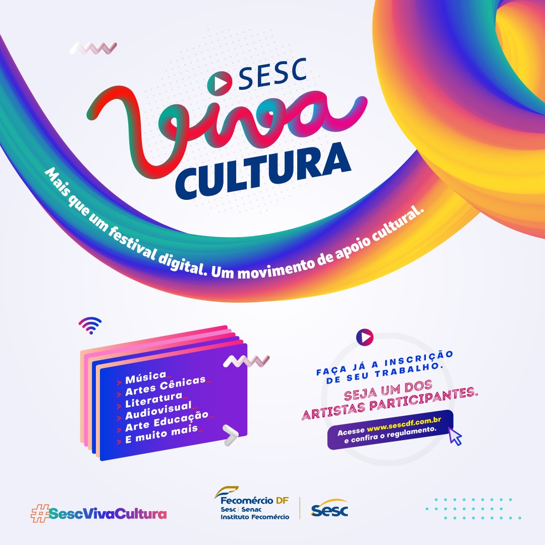 Sesc-DF lança chamamento público para apresentações artísticas e de formação online