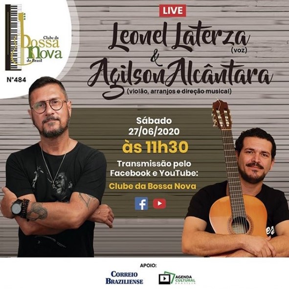 Clube da Bossa Nova – Live com Leonel Laterza e Agilson Alcântara
