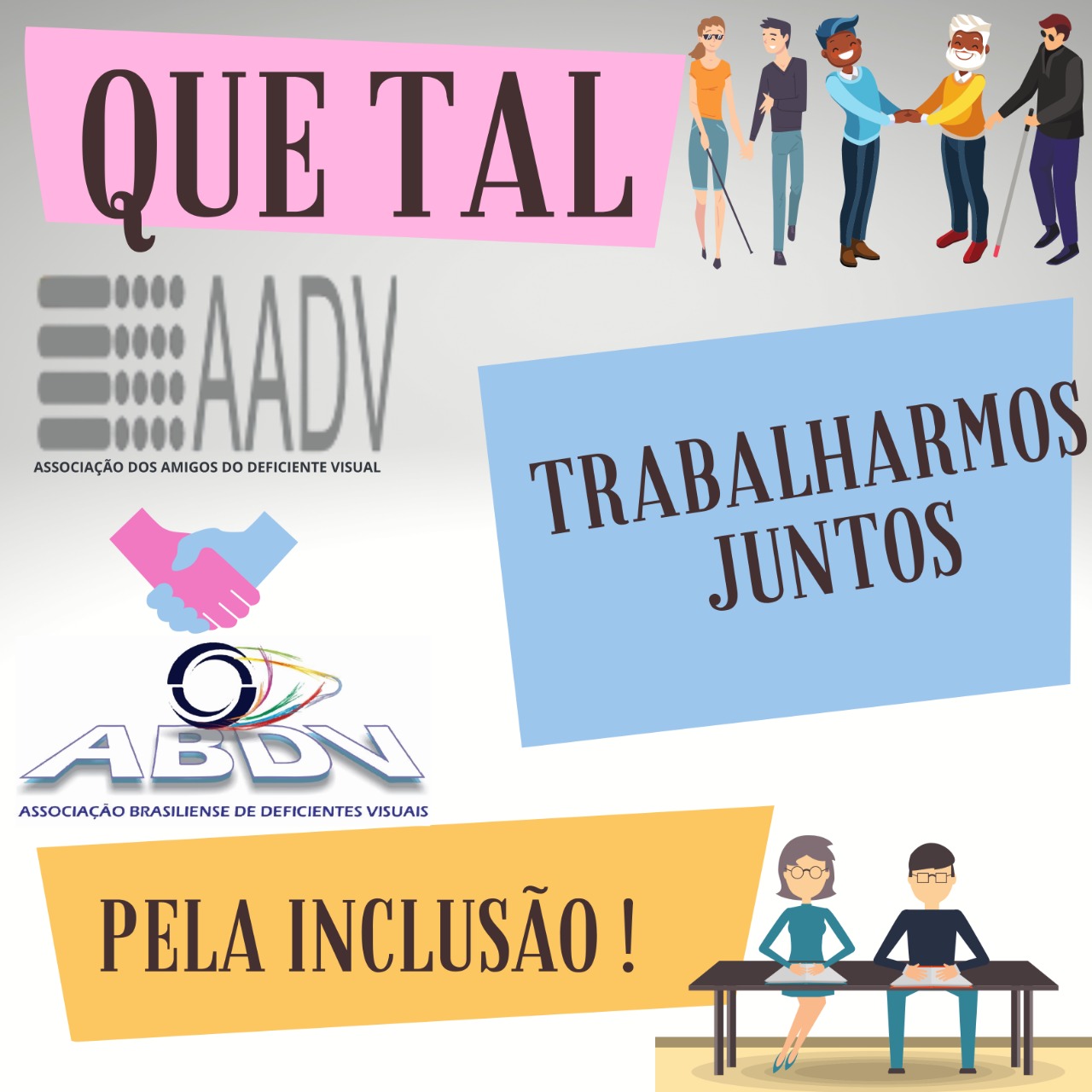 Aprenda a ajudar e incluir – ABDV – AADV