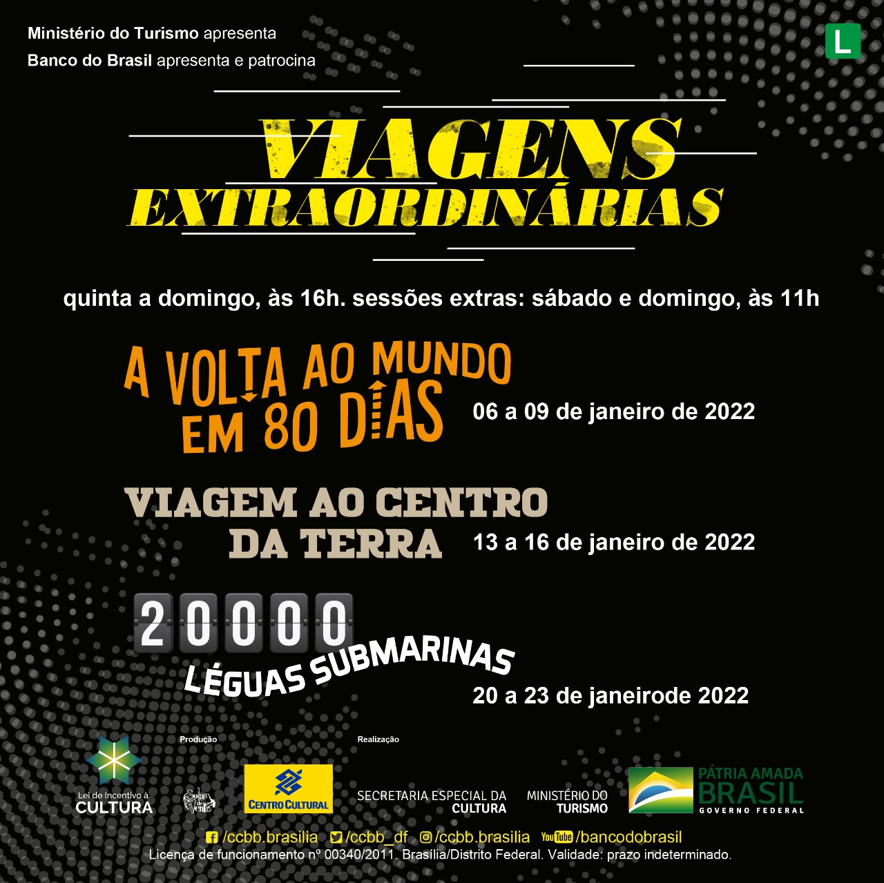 Viagens Extraordinárias no CCBB Brasília