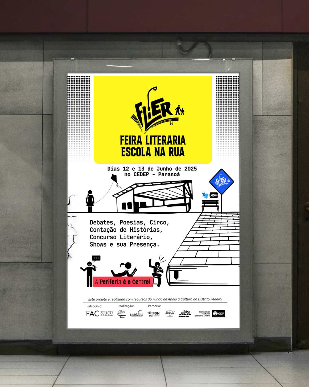 Feira Literária Escola na Rua – FLIER | Paranoá/DF