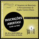 Síncope 2025 – 4ª edição – Simpósio Percussivo do Centro-Oeste