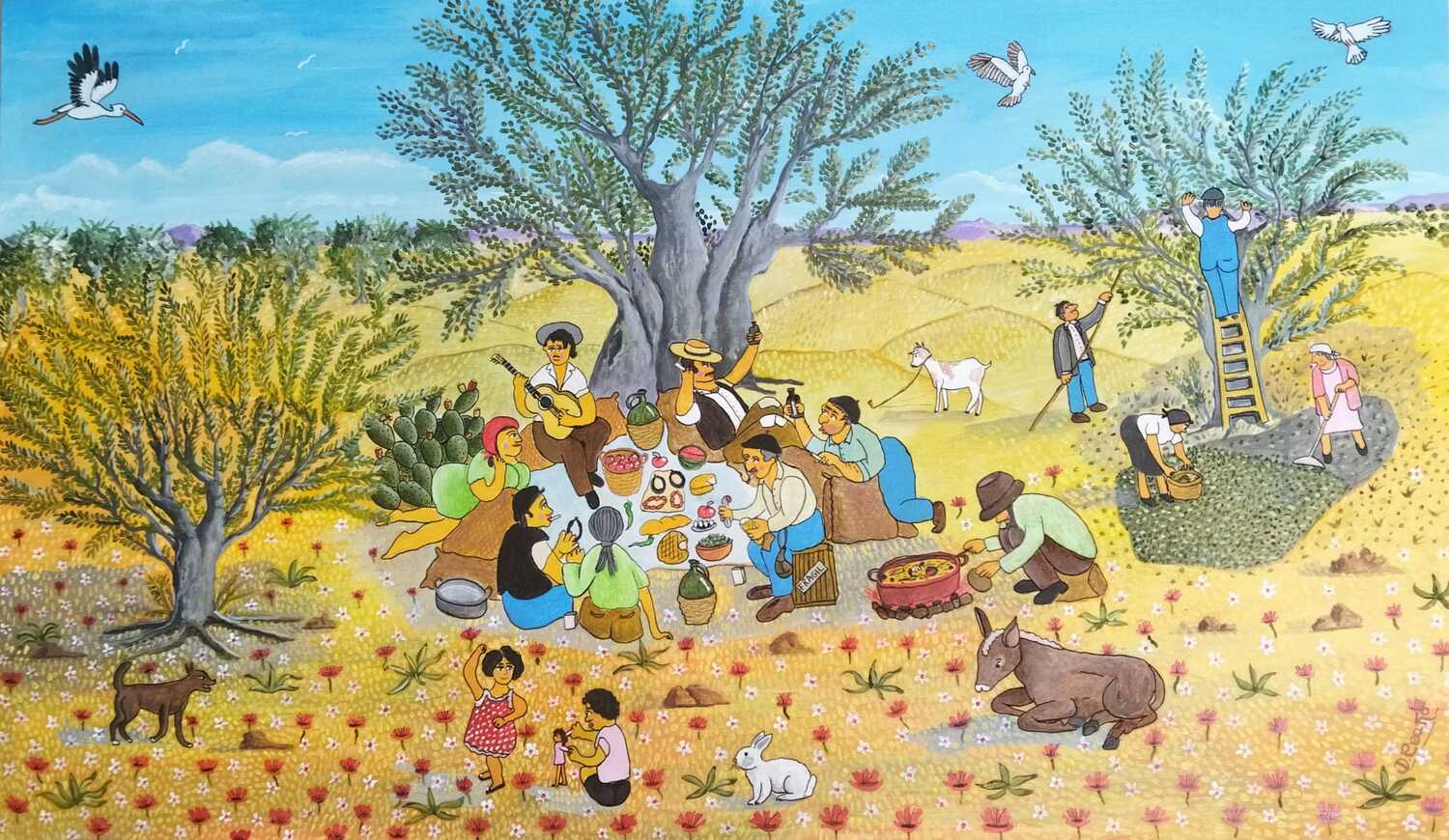 Exposição Poética Campesina reúne obras do espanhol Diego Ceano e artistas brasileiros no Instituto Cervantes